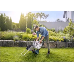 Тележка для шланга GARDENA AquaRoll M EasyMetal №5