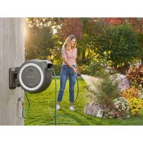 Катушка настенная Gardena RollUp M+ набор для полива 20 м №6