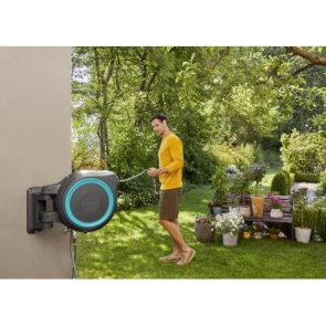 Катушка настенная Gardena RollUp XL бирюзовая + набор для полива 35 м №7