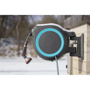 Катушка настенная Gardena RollUp XL бирюзовая + набор для полива 35 м №9