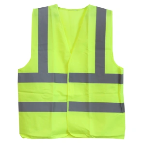 (50002) Жилет сигнальный 120 г/м2 (68х58 см) XL, желтый WERK №1