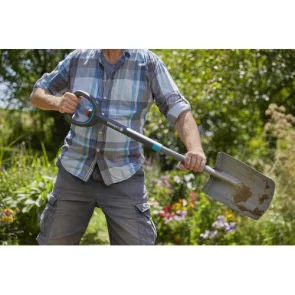 Лопата штыковая телескопическая Gardena ErgoLine 106-126 см №7