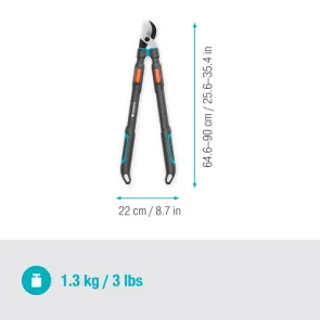 Сучкоріз Gardena TeleCut Pro L 50 мм №6