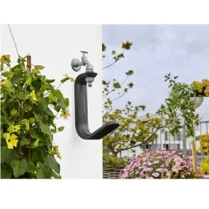 Набор шланг GARDENA Liano садовый текстильный 13 мм 1/2" 15 м с держателем TapFix №3