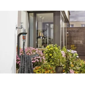 Набор шланг GARDENA Liano садовый текстильный 13 мм 1/2" 15 м с держателем TapFix №6