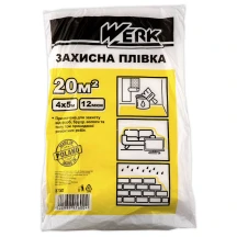 (37302) Пленка П/Е защитная 4x5м, 12мкм WERK