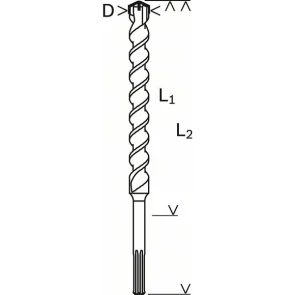 Бур Bosch SDS-Max-4 (24х200х320 мм) (2608833963) №6