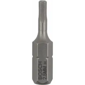 Біта Bosch Extra-Hart HEX (2.5x25 мм, 3 шт.) (2607001720) №1