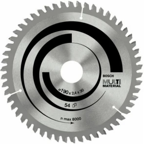 Bosch Диск пильный 190х30х54Т/1,8 Multi №1