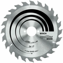Пильный диск Bosch Optiline Wood (190х20х24Т) (2608640612)
