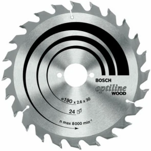 Пильный диск Bosch Optiline Wood (190х20х24Т) (2608640612) №1
