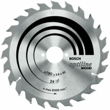 Пильный диск Bosch Optiline Wood (160х20х24Т) (2608640596)