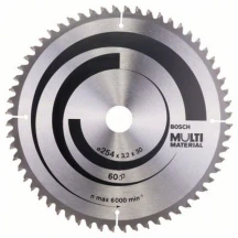 Пильный диск Bosch Multi Material (254х30х60Т) (2608640449)
