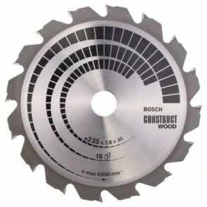 Пиляльний диск Bosch Construct Wood (235х30х16Т) (2608640636) №1