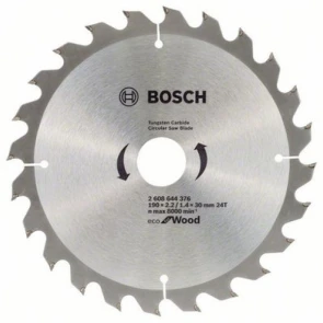 Пильный диск Bosch Optiline Wood ECO (190х30х24Т) (2608644376) №1