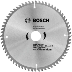Пиляльний диск Bosch Eco for Aluminium (210х30х64Т) (2608644391) №1