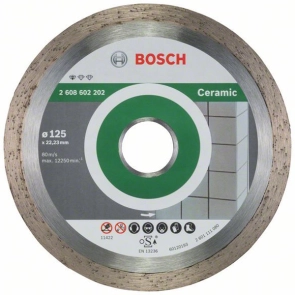 Алмазный отрезной круг по керамике Bosch PF Ceramic (125х22.23) (2608603232) №1