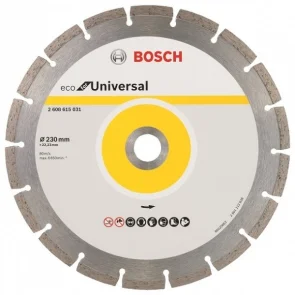 Алмазный отрезной круг по Бетону Bosch ECO Universal (230х22.23) (2608615044) №1