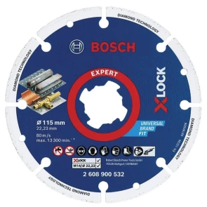Диск алмазний Bosch X-Lock Expert (115x22.23 мм) (2608900532) №1