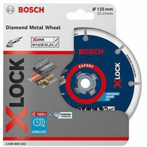 Алмазний відрізний диск по металу Bosch X-Lock Expert (125x22.23 мм) (2608900533) №2