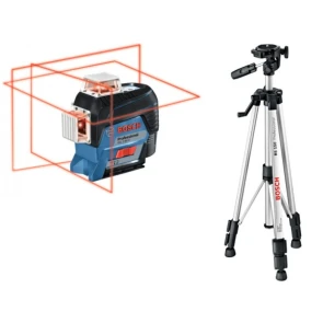 Линейный лазерный нивелир Bosch Professional GLL 3-80 C (AA) + Штатив BT 150 L-Boxx ready (0601063R01) №2