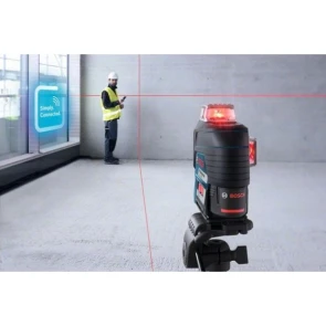 Линейный лазерный нивелир Bosch Professional GLL 3-80 C (AA) + Штатив BT 150 L-Boxx ready (0601063R01) №3
