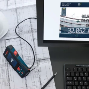 Далекомір лазерний Bosch GLM 120 C + штатив BT 150 (0601072F01) №8