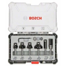 Набор кромочных фрез Bosch Trim & Edging (8 мм, 6 шт.) (2607017469)