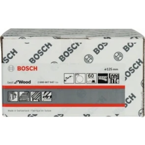 Bosch Круг шліфувальний 125 мм P60 б/о Best for Wood №2