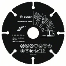 Універсальний відрізний круг Carbide Multi Wheel (115х1х22.23 мм) (2608623012)