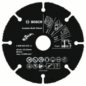 Универсальный отрезной круг Carbide Multi Wheel (115х1х22.23 мм) (2608623012) №1