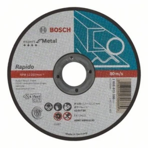 Круг отрезной Bosch Expert for Metal (125х1х22 мм) (2608603396) №1
