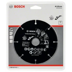 Круг відрізний Bosch Carbide Multi Wheel (125x1x22.23 мм) (2608623013) №2