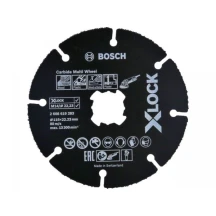 Відрізний круг Bosch X-LOCK Carbide Multi Wheel (115x1х22.23 мм) (2608619283)