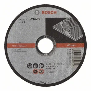 Круг отрезной Bosch A60 Standard for Inox (125х1.6х22.23 мм) (2608603172) №1