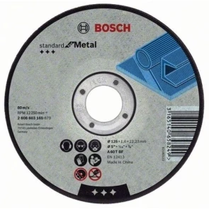 Круг отрезной Bosch A24 Standard (125х1.6х22.23 мм) (2608603165) №1