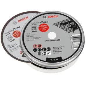 Круг відрізний по металу Bosch Standard for Inox (125х1х22.23 мм) (2608603255) №1