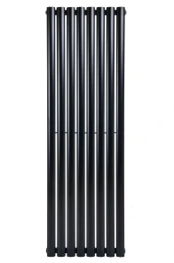 Дизайнерский вертикальный радиатор отопления ARTTIDESIGN Rimini 8/1500/472/50 чёрный матовый №4
