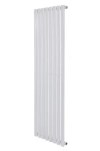 Вертикальный дизайнерский радиатор отопления ARTTIDESIGN Rimini 8/1500/472/50 белый матовий в магазине TVOE