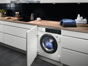 Стиральная машина Electrolux встроенная фронтальная, 8кг, 1400, A+++, 55см, дисплей, пара, инвертор, белый №2