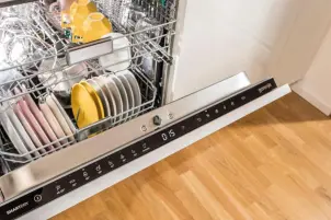 Посудомоечная машина Gorenje, 16компл., A+++, 60см, дисплей, 3 корзины, AquaStop, серый №8
