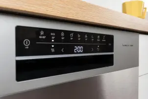 Посудомоечная машина Gorenje, 16компл., A+++, 60см, дисплей, 3 корзины, AquaStop, серый №9