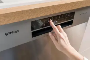 Посудомоечная машина Gorenje, 16компл., A+++, 60см, дисплей, 3 корзины, AquaStop, серый №10