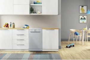 Посудомоечная машина Indesit, 10компл., A+, 45см, серебристый №3