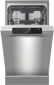 Посудомийна машина Gorenje, 11компл., A+++, 45см, дисплей, 3 кошика, AquaStop, Інвертор, сірий №1
