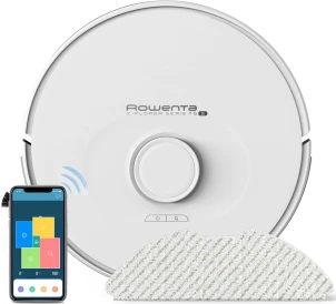 Робот-пилосос Rowenta миючий X-Plorer Serie 75 S, 2700ПаВт, h=9.5см, 0.3л, конт пил -0.3л, вода - вологе прибирання, автон. робота до 120хв, білий №1