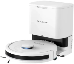 Робот-пилосос Rowenta миючий X-PLORER Serie 90+, 6000ПаВт, h=9.7см, 0.26л, конт пил -0.29л, автон. робота до 270хв, білий