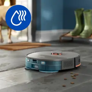 Робот-пилосос Philips Series 5000, h=29.2см, вологе прибирання, конт пил -0.26л, вода -0.27л, автон. робота до 200хв, EPA 10, чорний №7