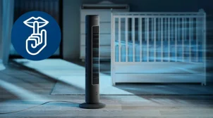 Вентилятор Philips колонный, 110см, 40Вт, пульт ДУ, дисплей, графит. №8