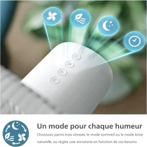 Вентилятор Philips підлоговий Series 2000, 40см, 48Вт, таймер, поворот 180, білий №8